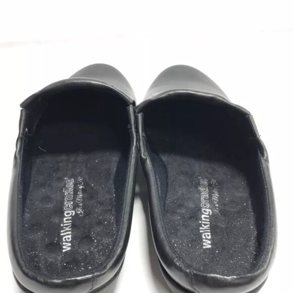 Walking Cradles Womens Hamlet Clog Black Size 6.5 WW - Picture 3 of 5